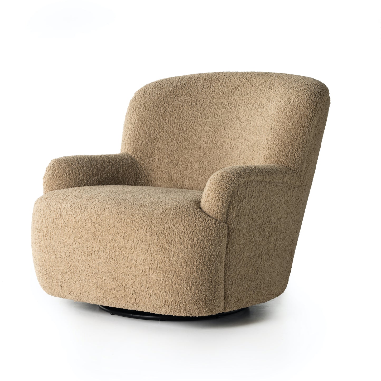 Highback sheepskin swivel