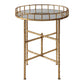 Mirrored Gold Accent Table