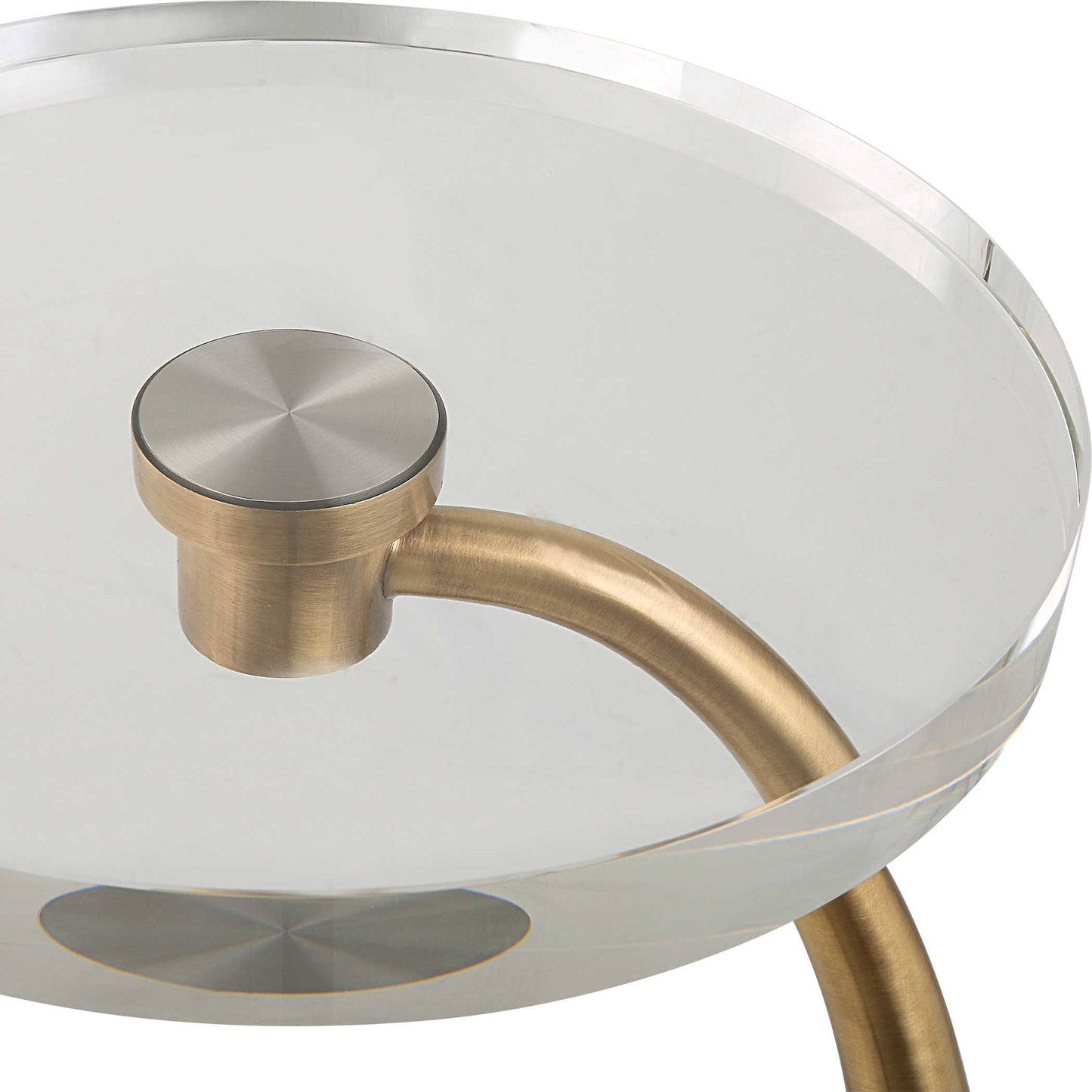 Gold Cocktail Accent Table