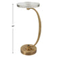 Gold Cocktail Accent Table