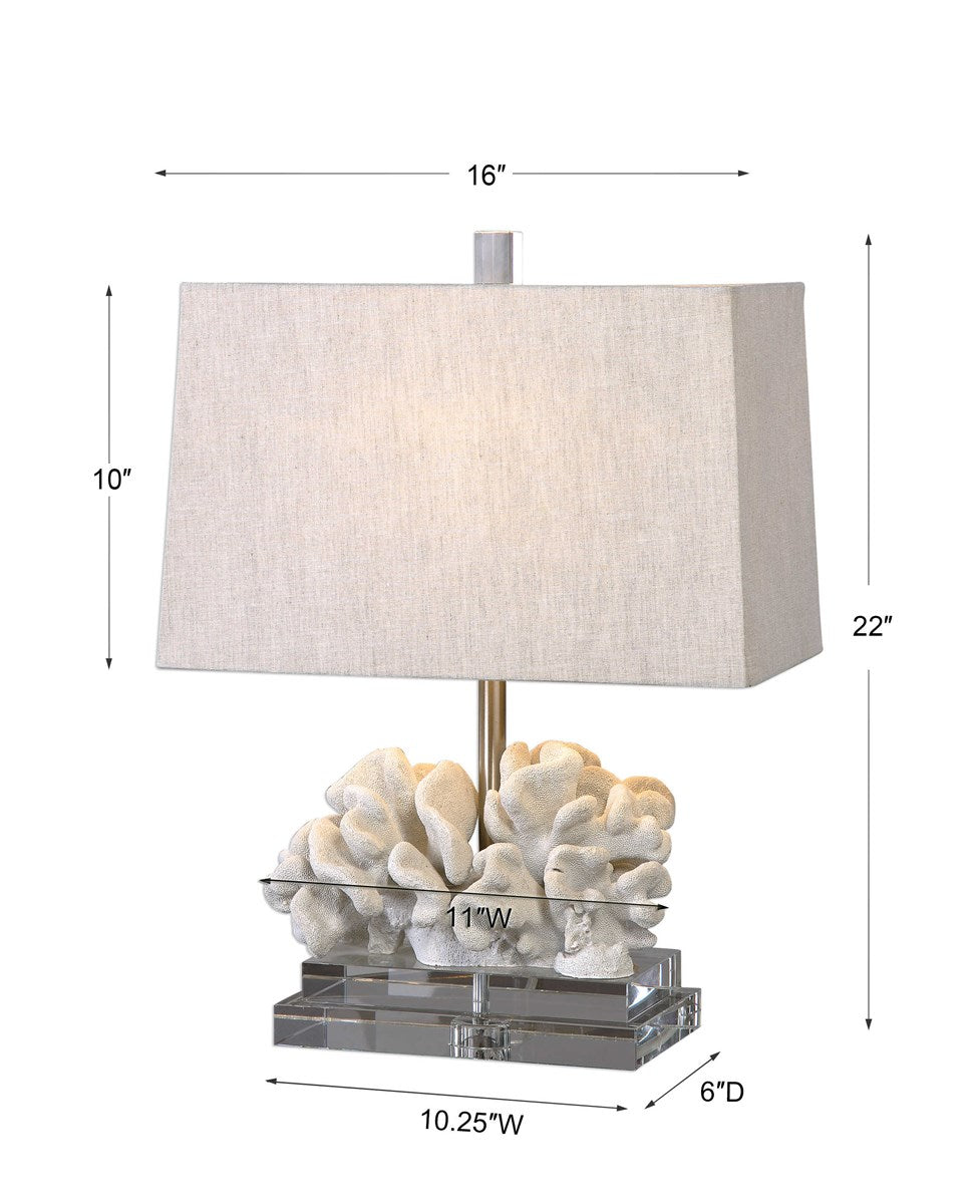 Coral Sculptured Table Lamp