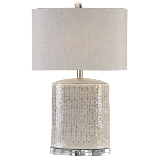 Taupe-Gray Table Lamp