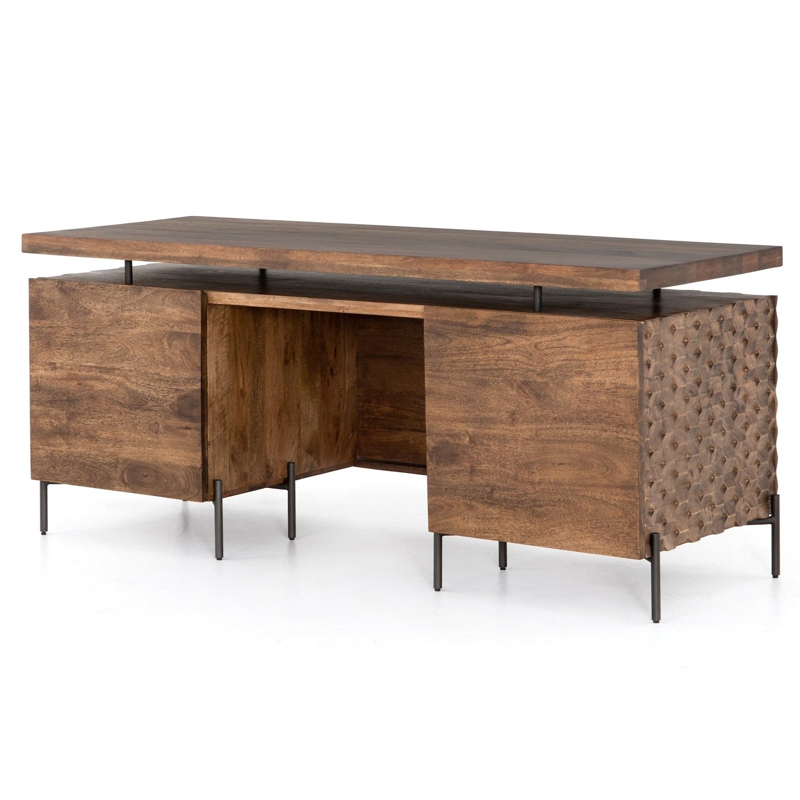 Carving textured full desk