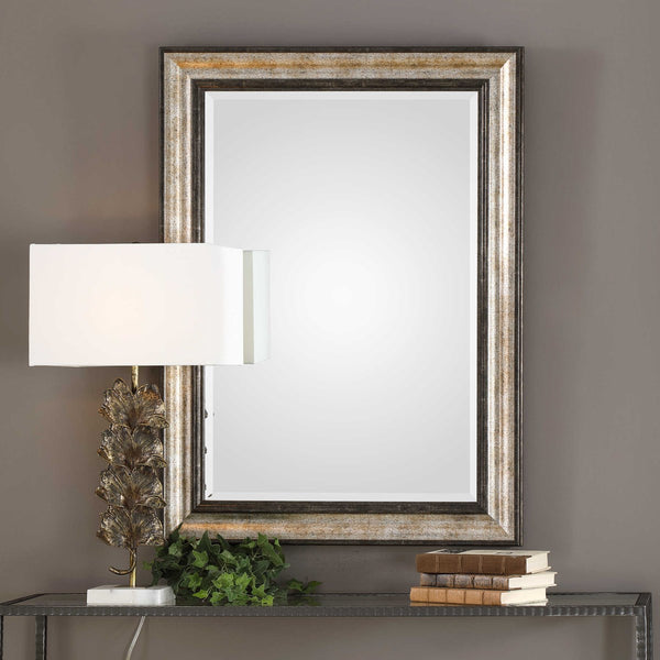 Antique Silver Mirror.