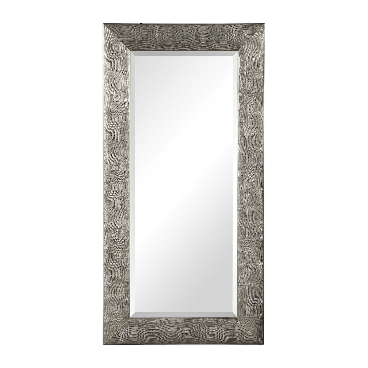 Full length silver mirror