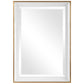 Gold Rectangular Mirror Plain.