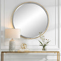 42 Inch Round Gold Mirror
