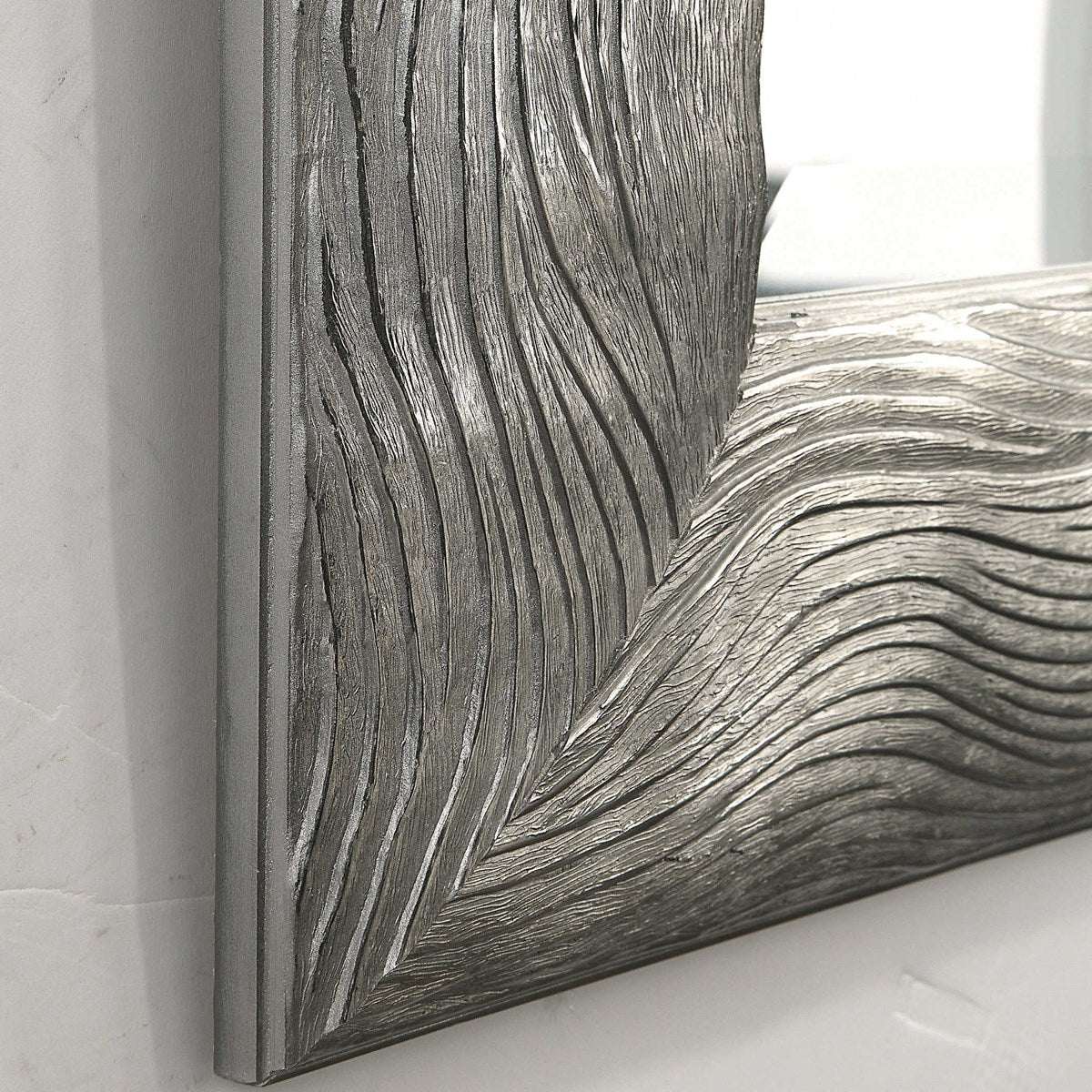Frame of silver mirror.